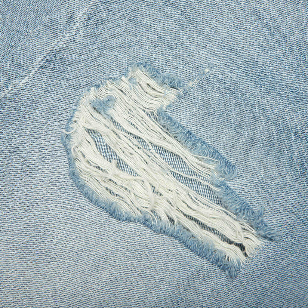 1996M Light Crow Distressed Jeans - Light Blue