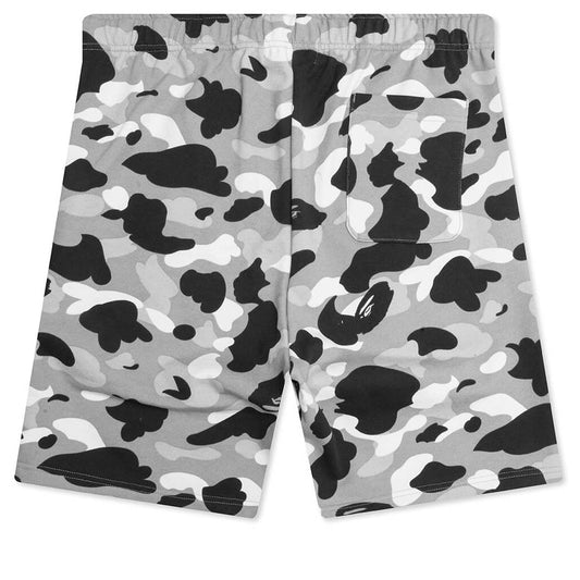 1ST Camo Shark Regular Fit Sweat Shorts - Gray