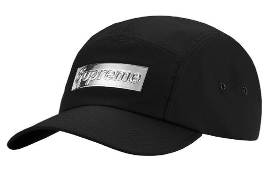 Supreme Mirror Camp Cap 'Black Silver' SUP-FW21-049