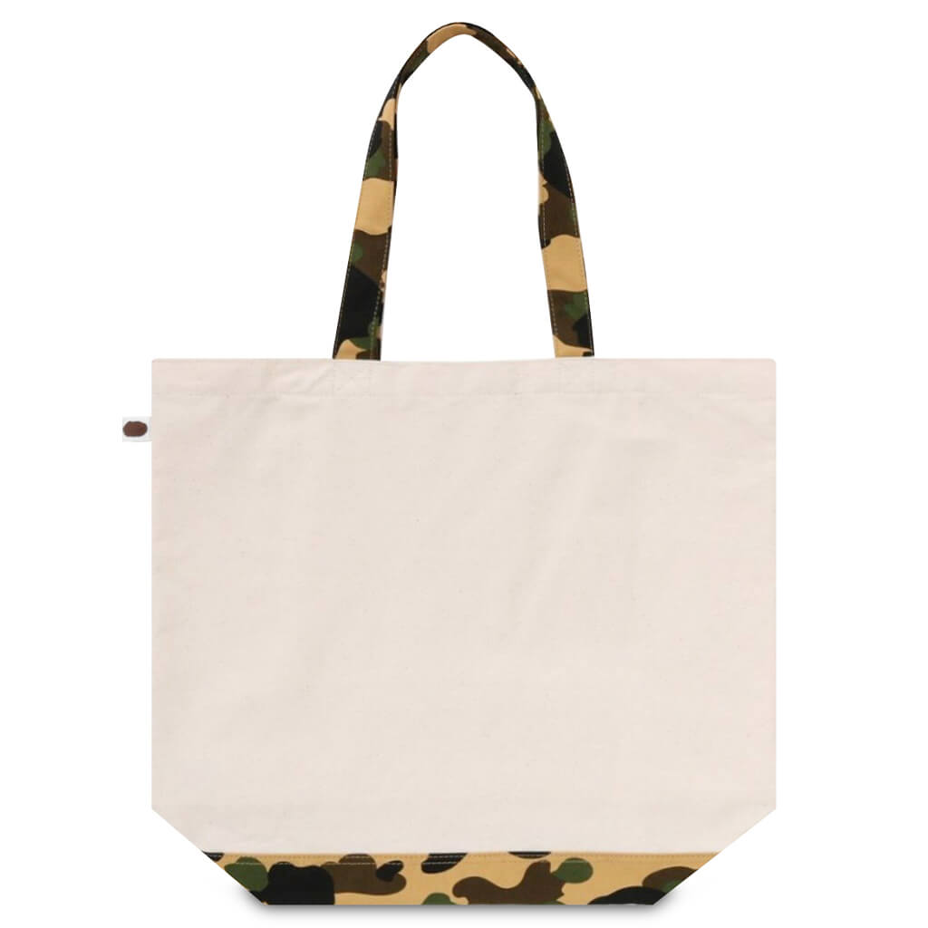 1st Camo Ape Head Tote Bag - Ivory
