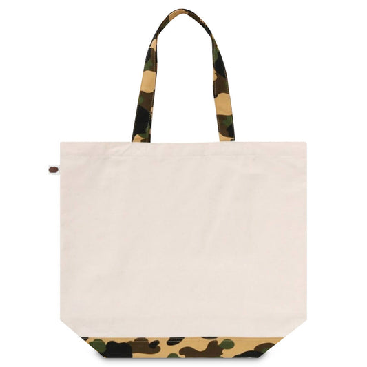 1st Camo Ape Head Tote Bag - Ivory