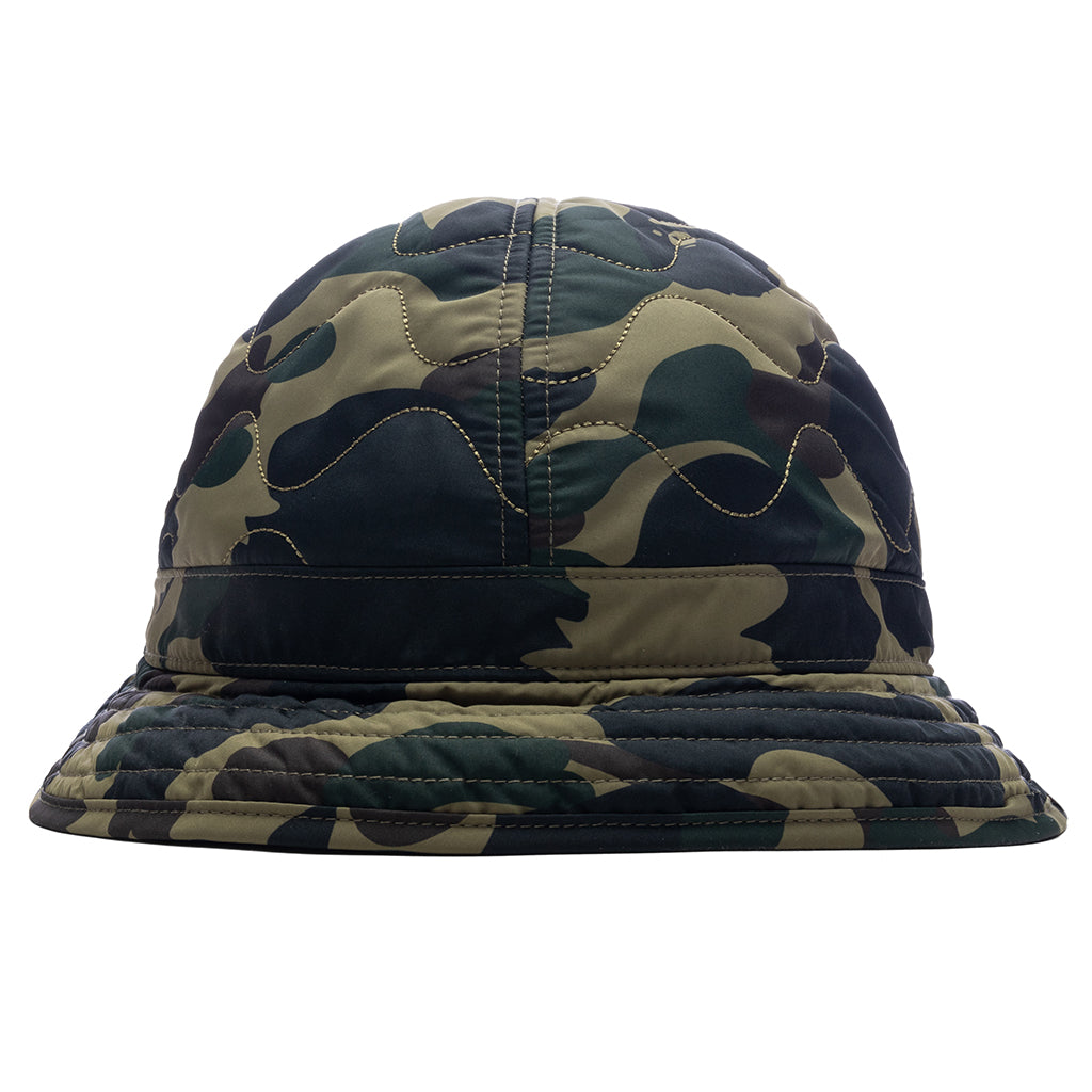 1st Camo Quilted Hat - Green