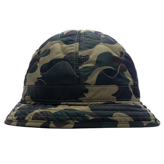 1st Camo Quilted Hat - Green