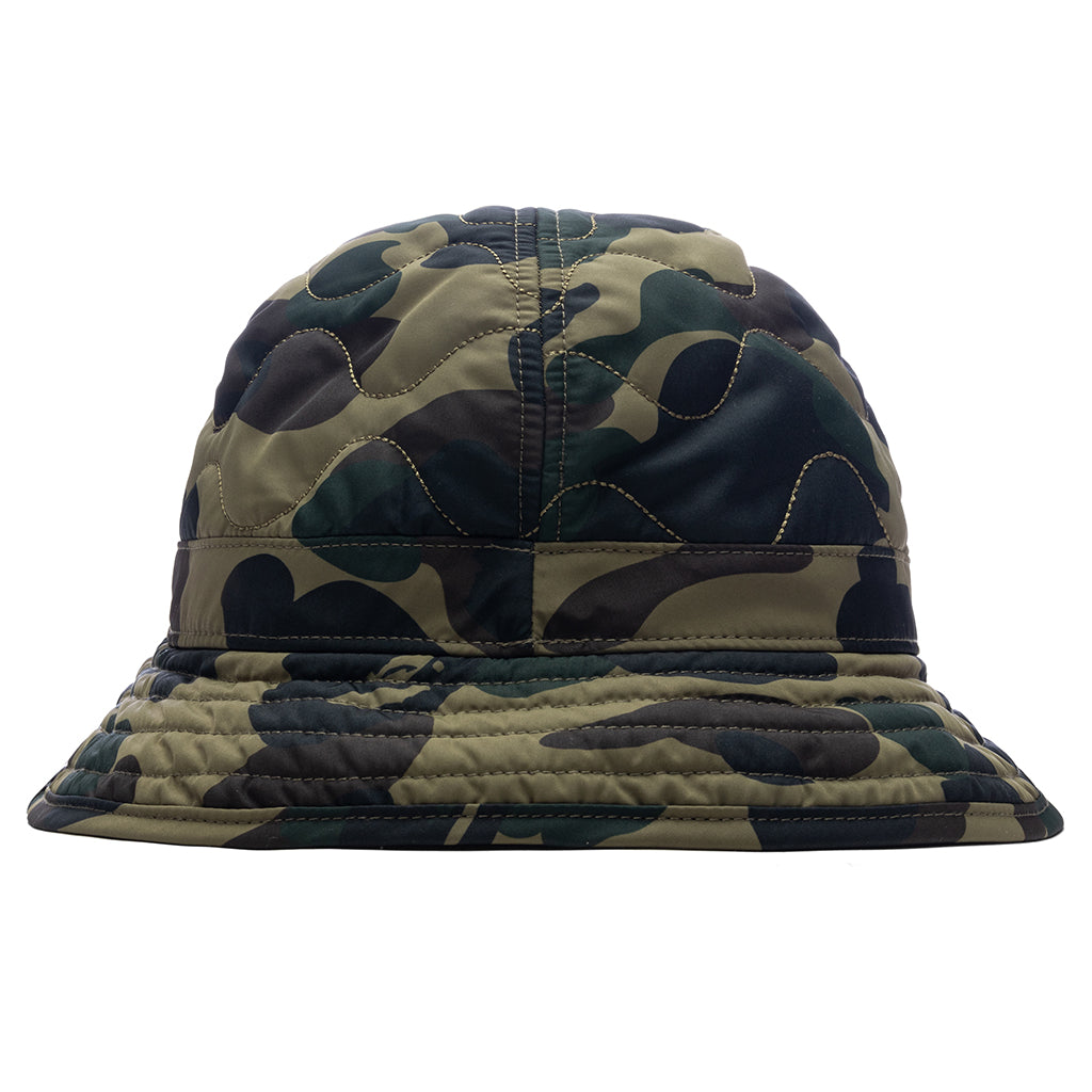 1st Camo Quilted Hat - Green