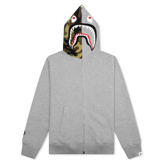 1st Shark Full Zip Hoodie - Gray