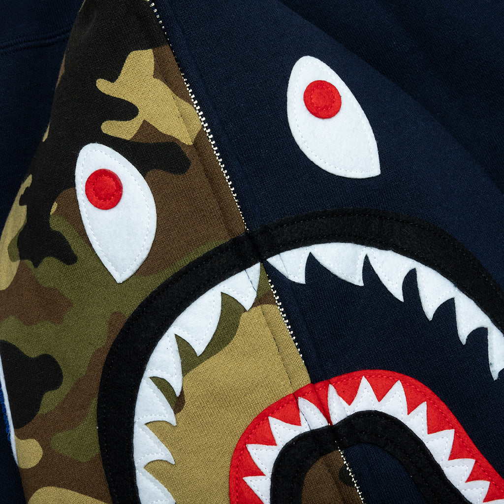 1st Shark Full Zip Hoodie - Navy