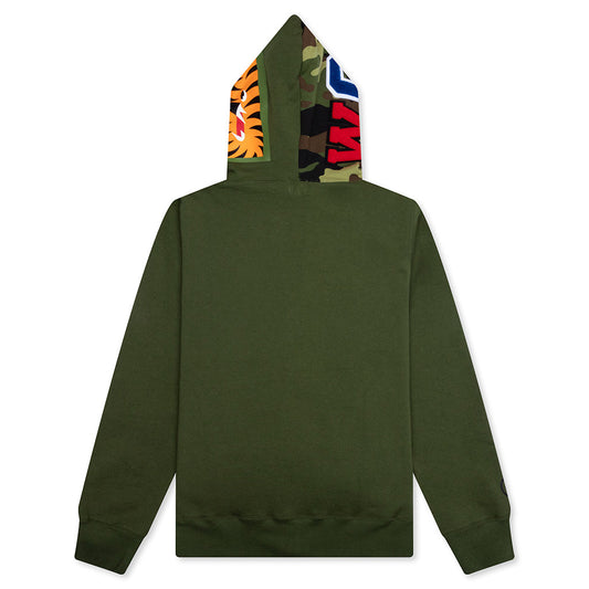 1st Shark Full Zip Hoodie - Olive Drab