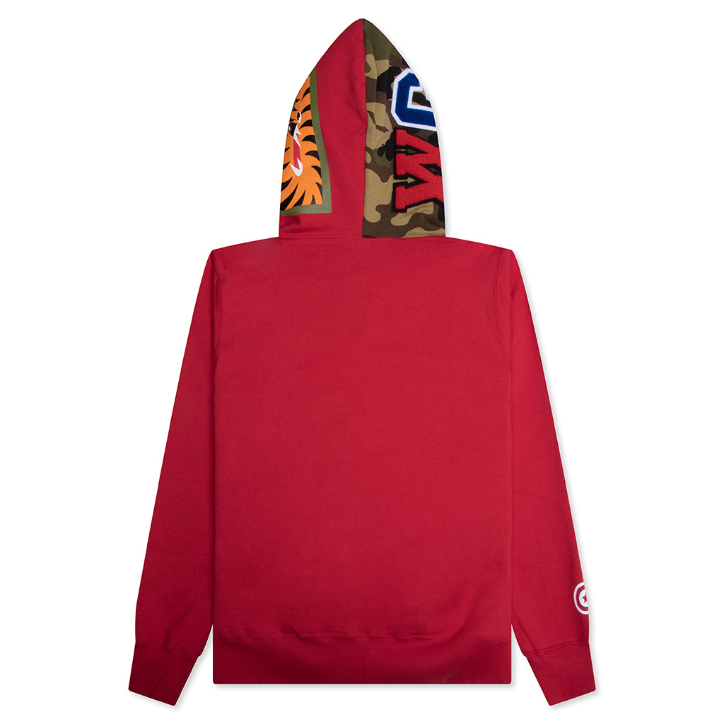 1st Shark Full Zip Hoodie - Red
