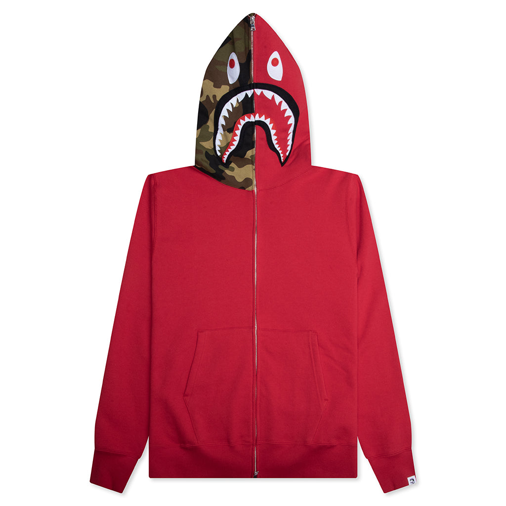 1st Shark Full Zip Hoodie - Red