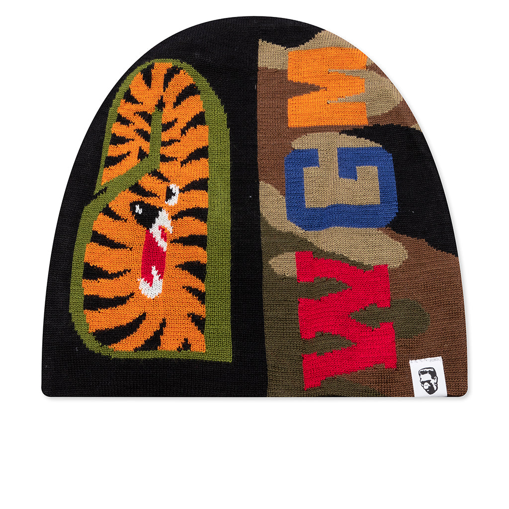 1st Shark Knit Cap - Black