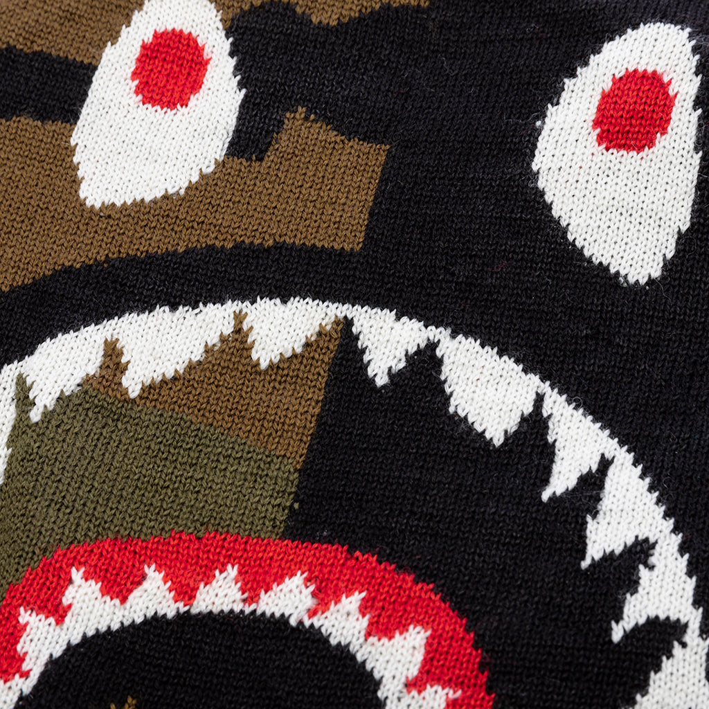 1st Shark Knit Cap - Black