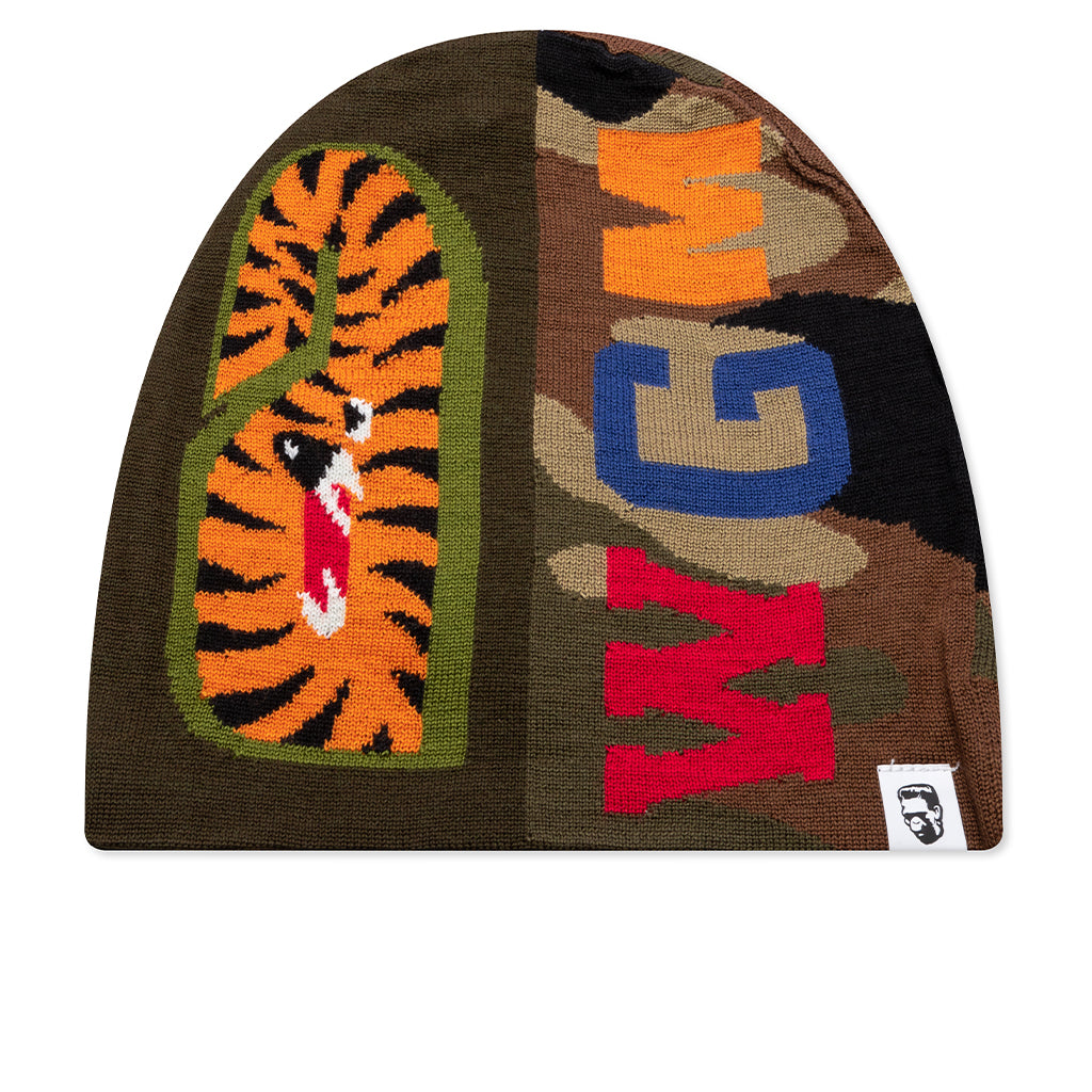 1st Shark Knit Cap - Red