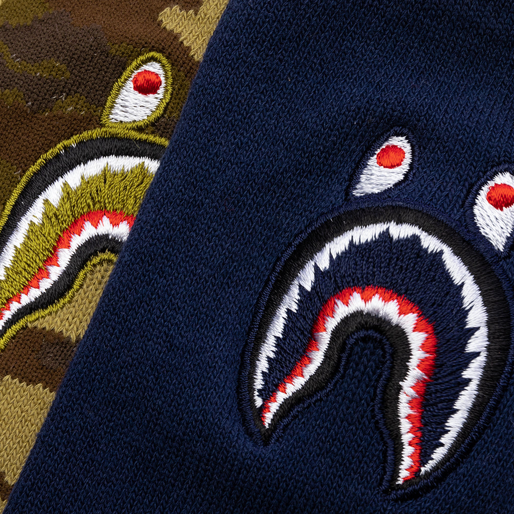 1st Shark Socks - Navy