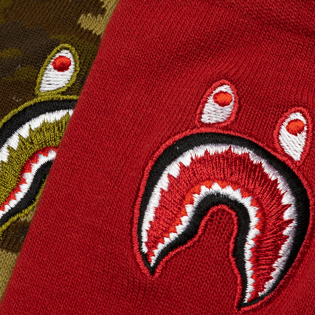 1st Shark Socks - Red