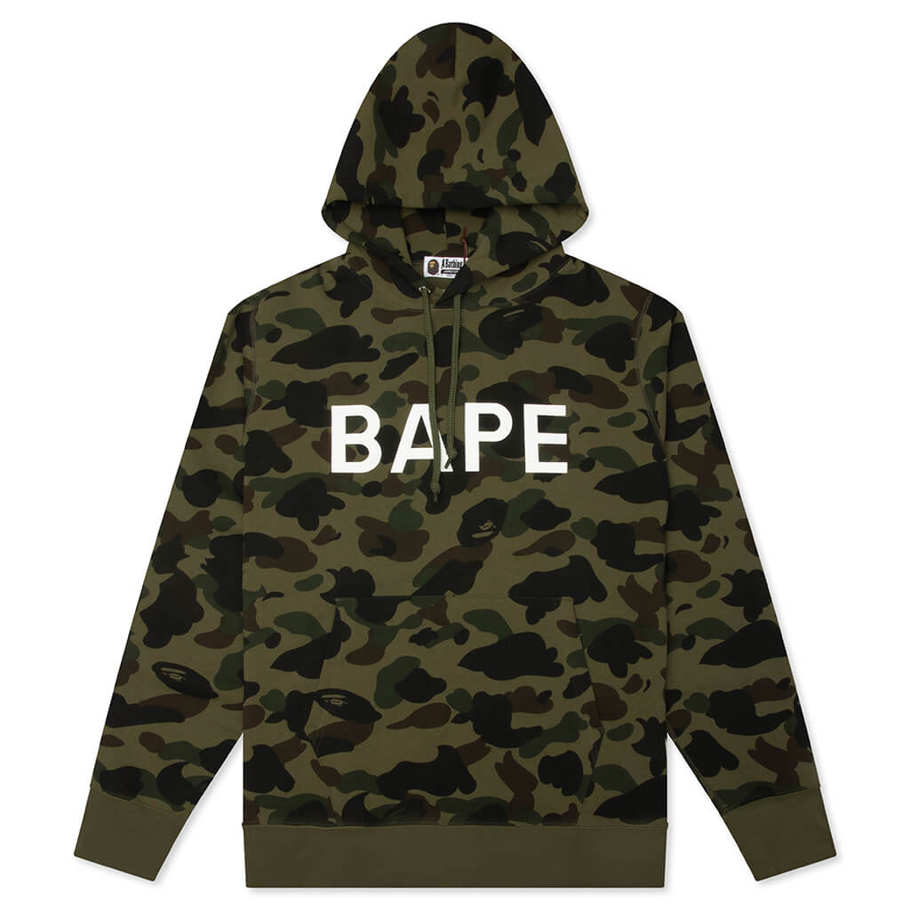 1st Camo Bape Pullover Hoodie - Green
