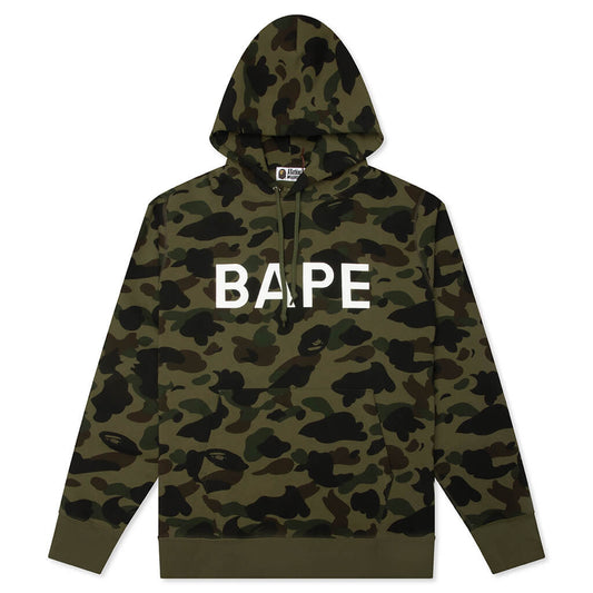 1st Camo Bape Pullover Hoodie - Green