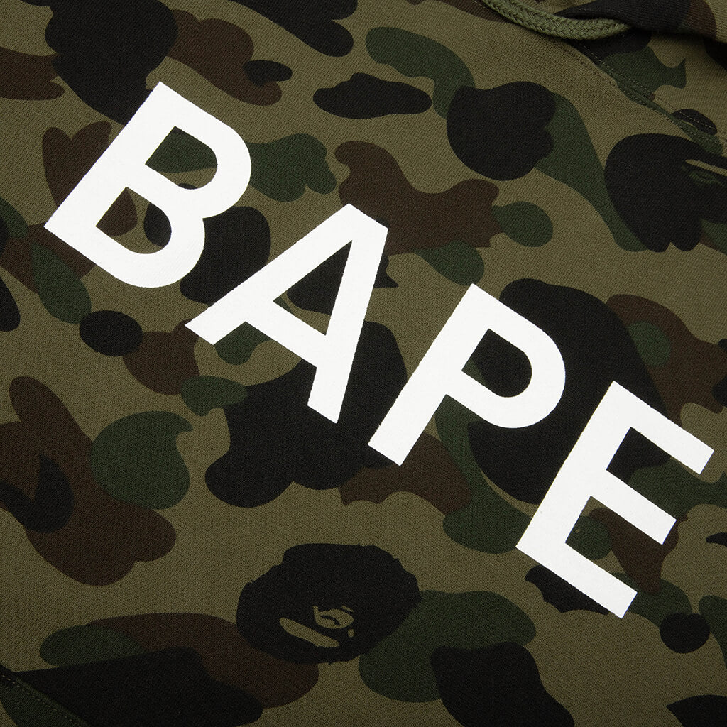 1st Camo Bape Pullover Hoodie - Green