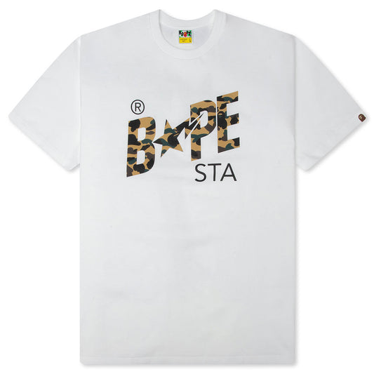 1st Camo Bape STA Tee - White