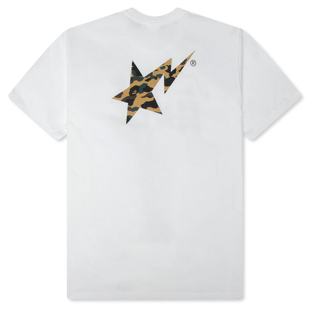 1st Camo Bape STA Tee - White