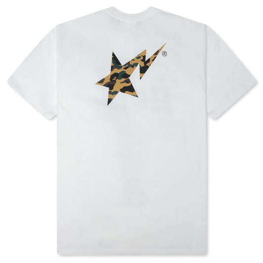 1st Camo Bape STA Tee - White