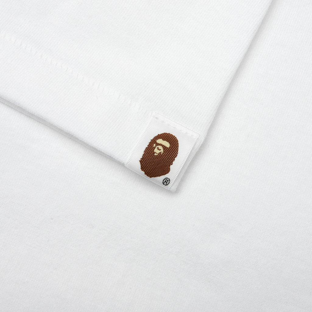 1st Camo Big Ape Head Tee - White/Yellow