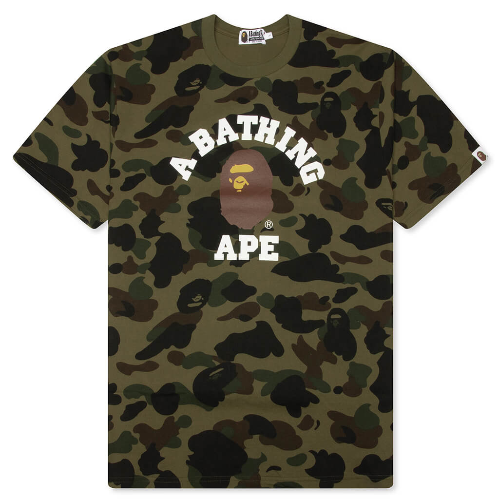 1st Camo College Tee - Green