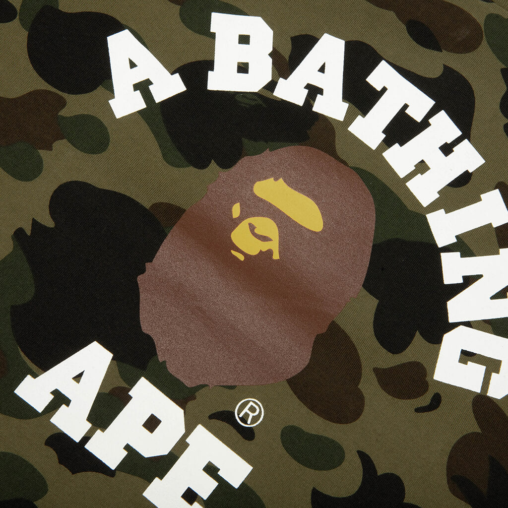 1st Camo College Tee - Green