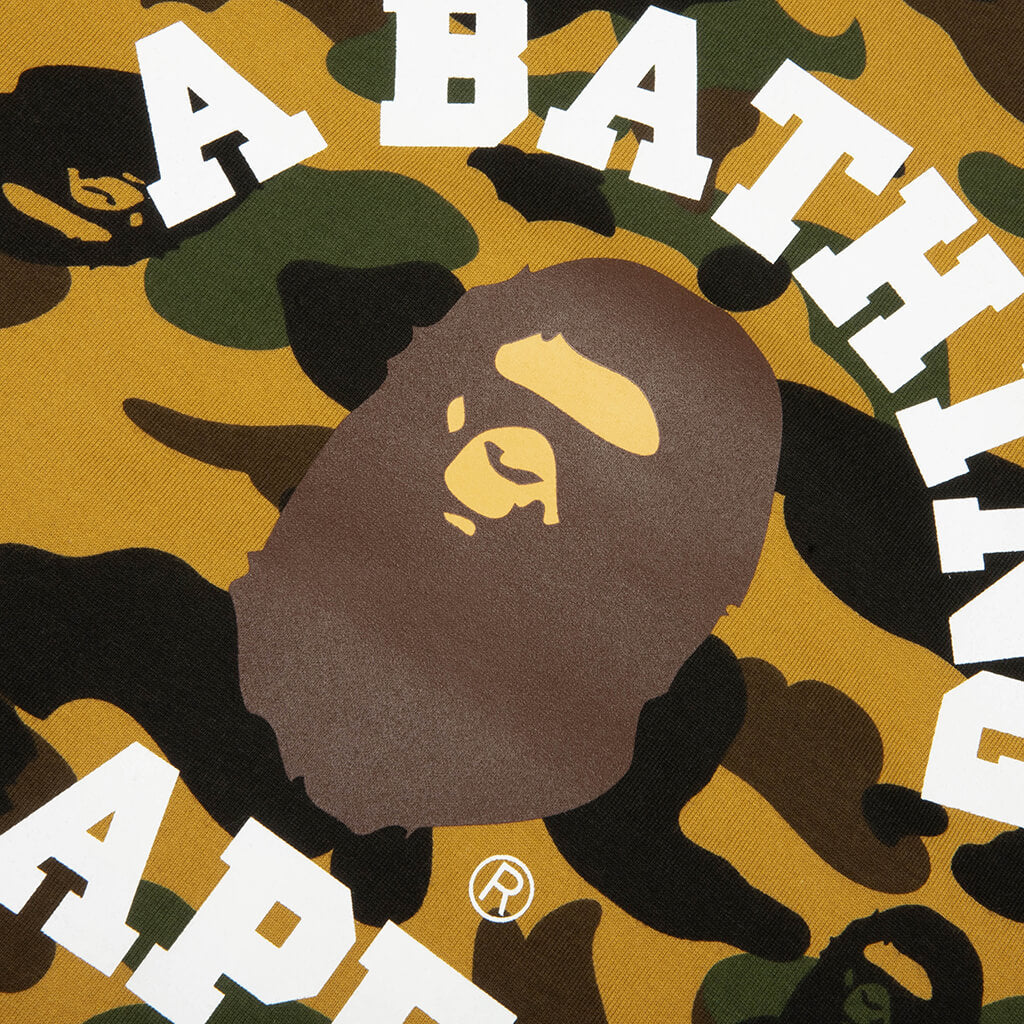 1st Camo College Tee - Yellow