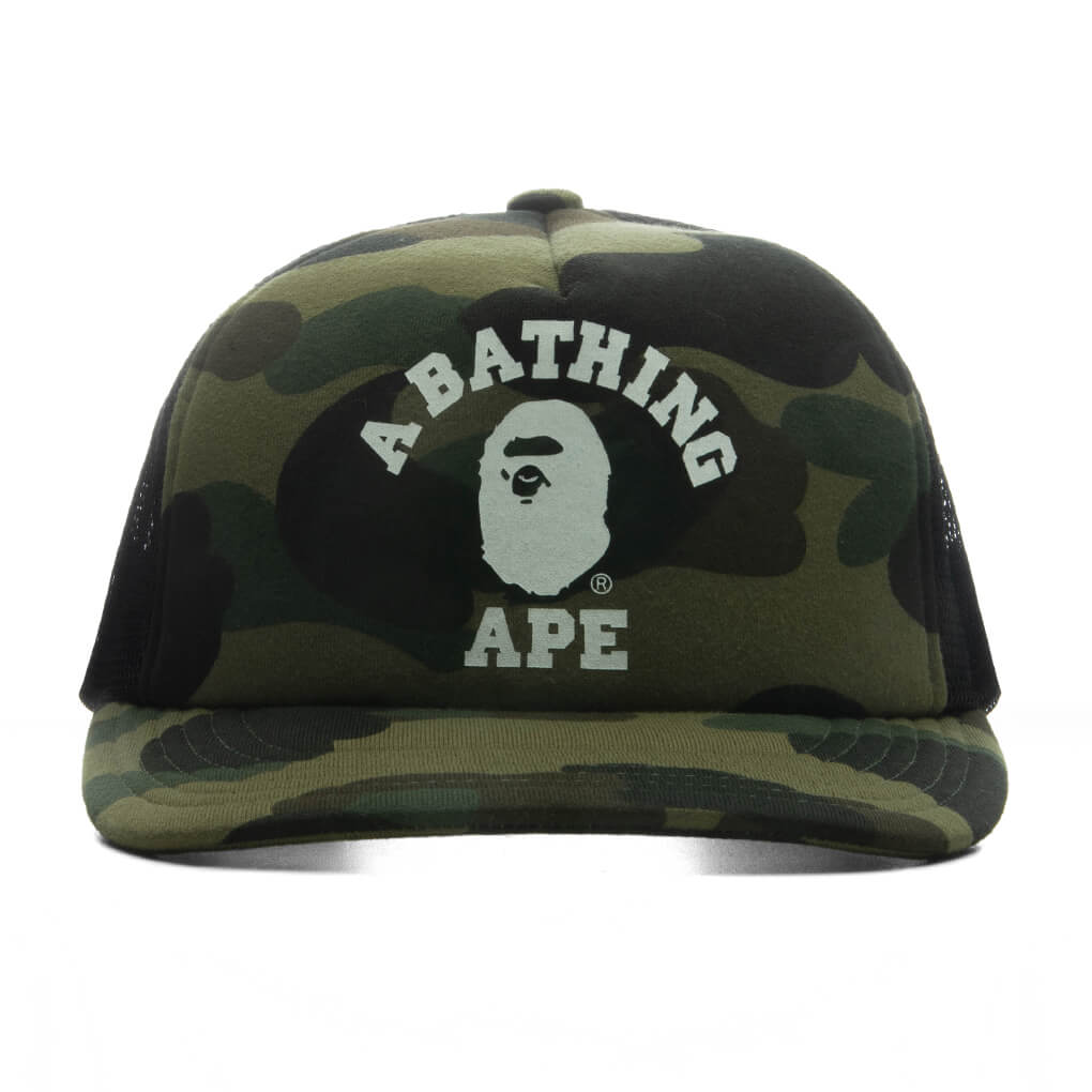 1st Camo College Mesh Cap - Green