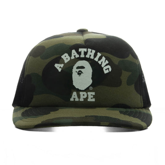 1st Camo College Mesh Cap - Green