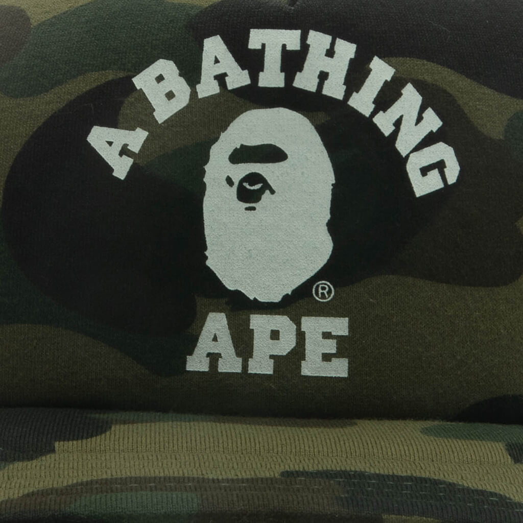 1st Camo College Mesh Cap - Green