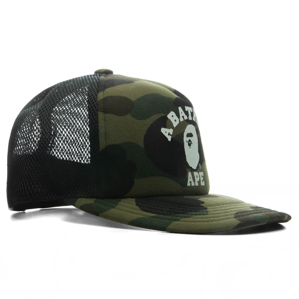 1st Camo College Mesh Cap - Green