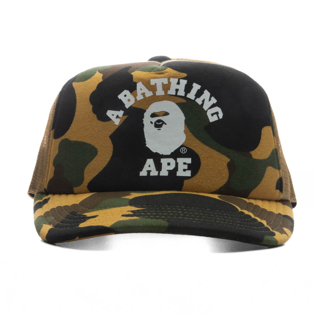 1st Camo College Mesh Cap - Yellow