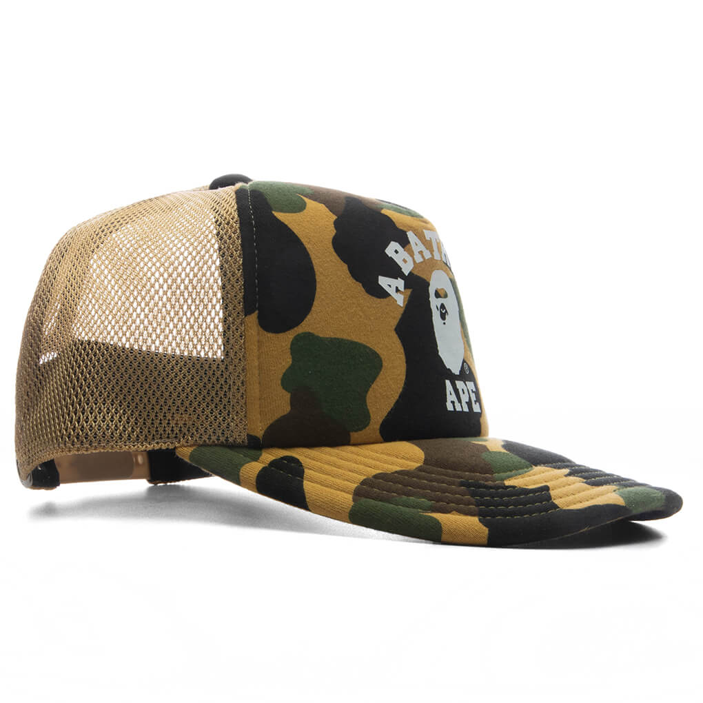 1st Camo College Mesh Cap - Yellow