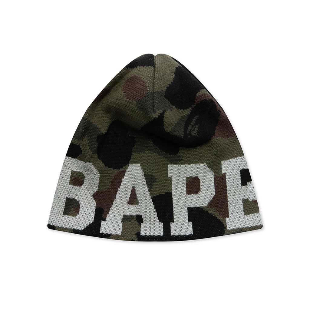 1st Camo Knit Beanie - Green