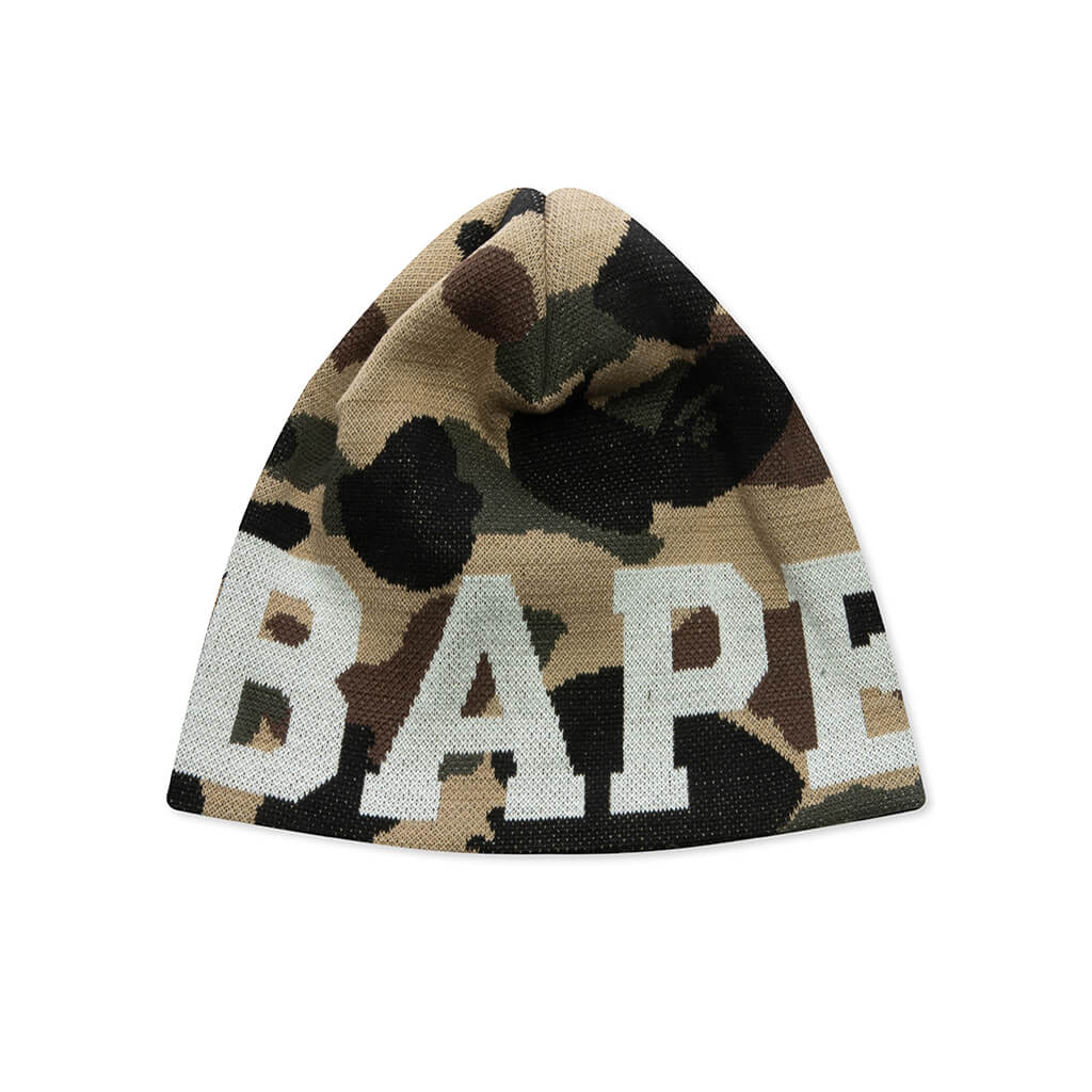 1st Camo Knit Beanie - Yellow