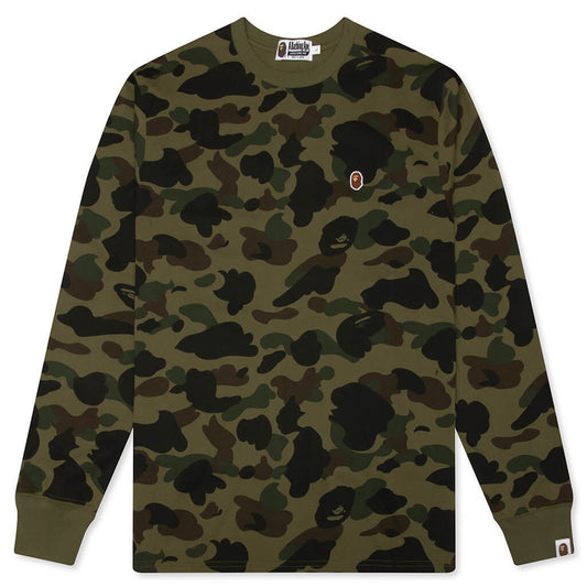 1st Camo One Point L/S Tee - Green