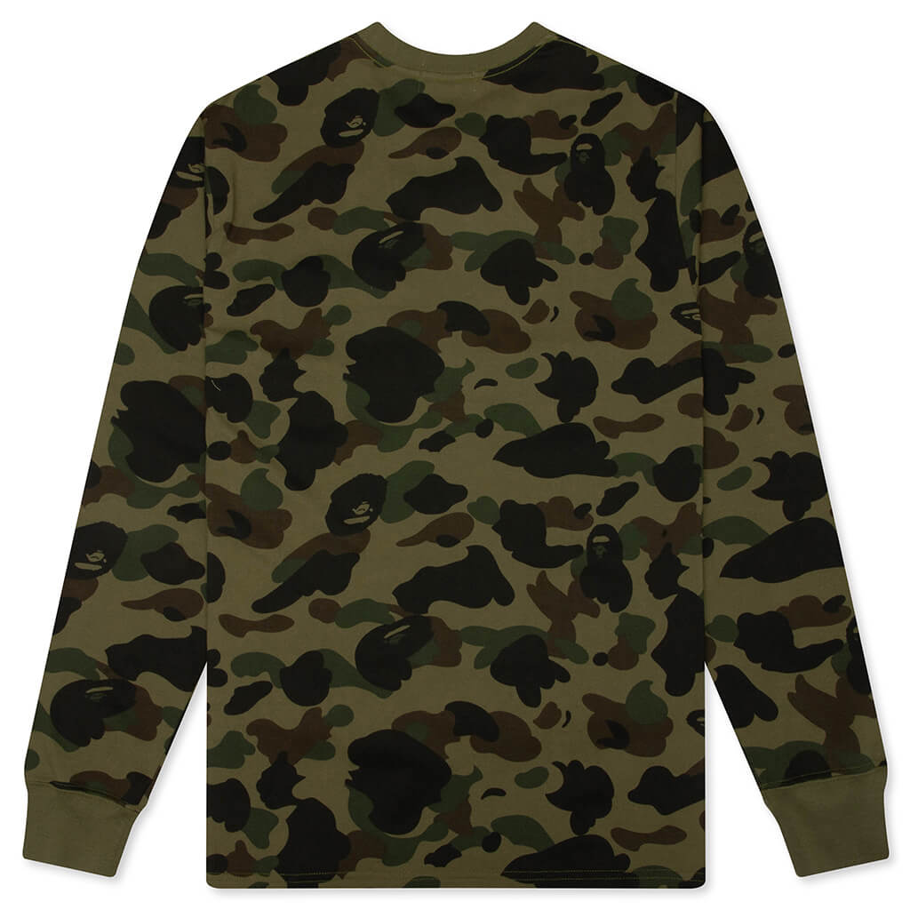 1st Camo One Point L/S Tee - Green