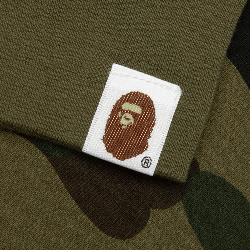 1st Camo One Point L/S Tee - Green