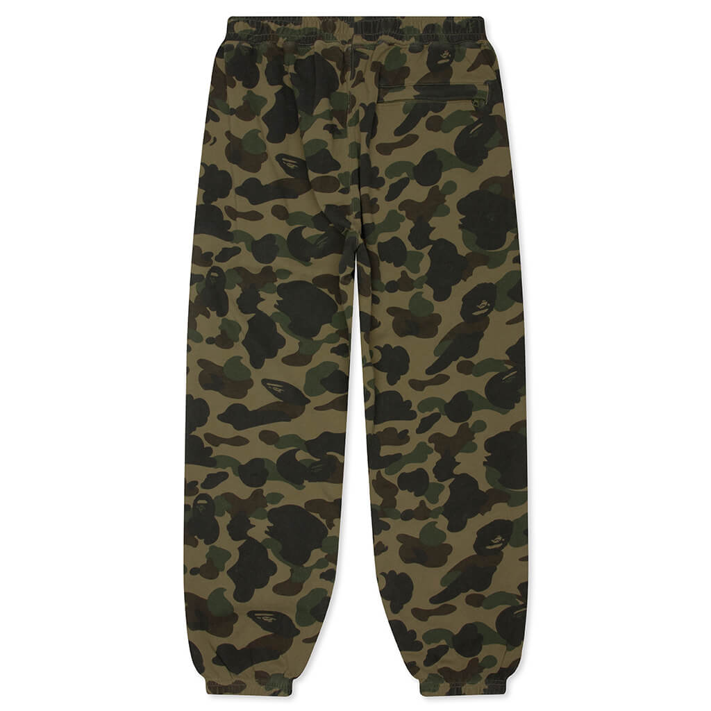 1st Camo One Point Relaxed Fit Sweat Pants - Green