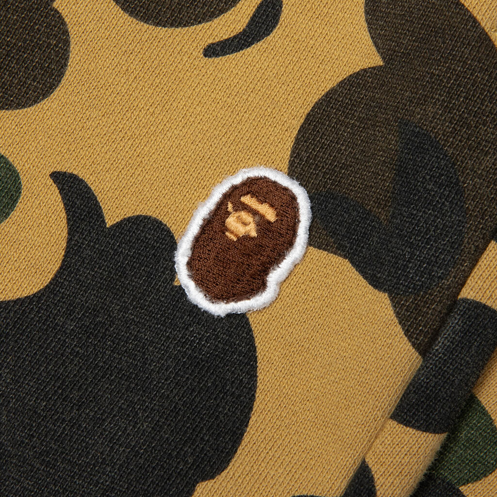 1st Camo One Point Relaxed Fit Sweat Pants - Yellow