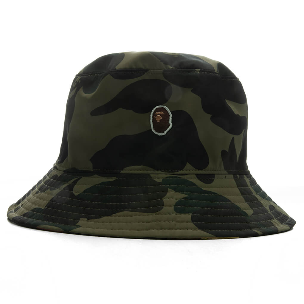 1st Camo One Point Reversible Hat - Green