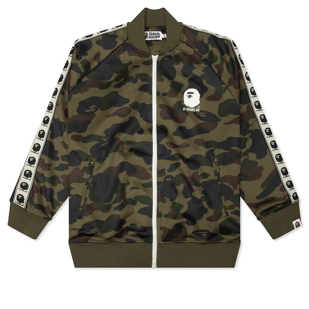 1st Camo Relaxed Fit Track Jacket - Green