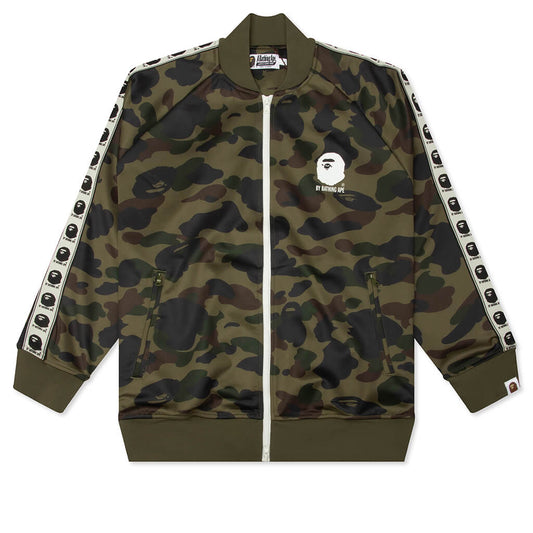 1st Camo Relaxed Fit Track Jacket - Green