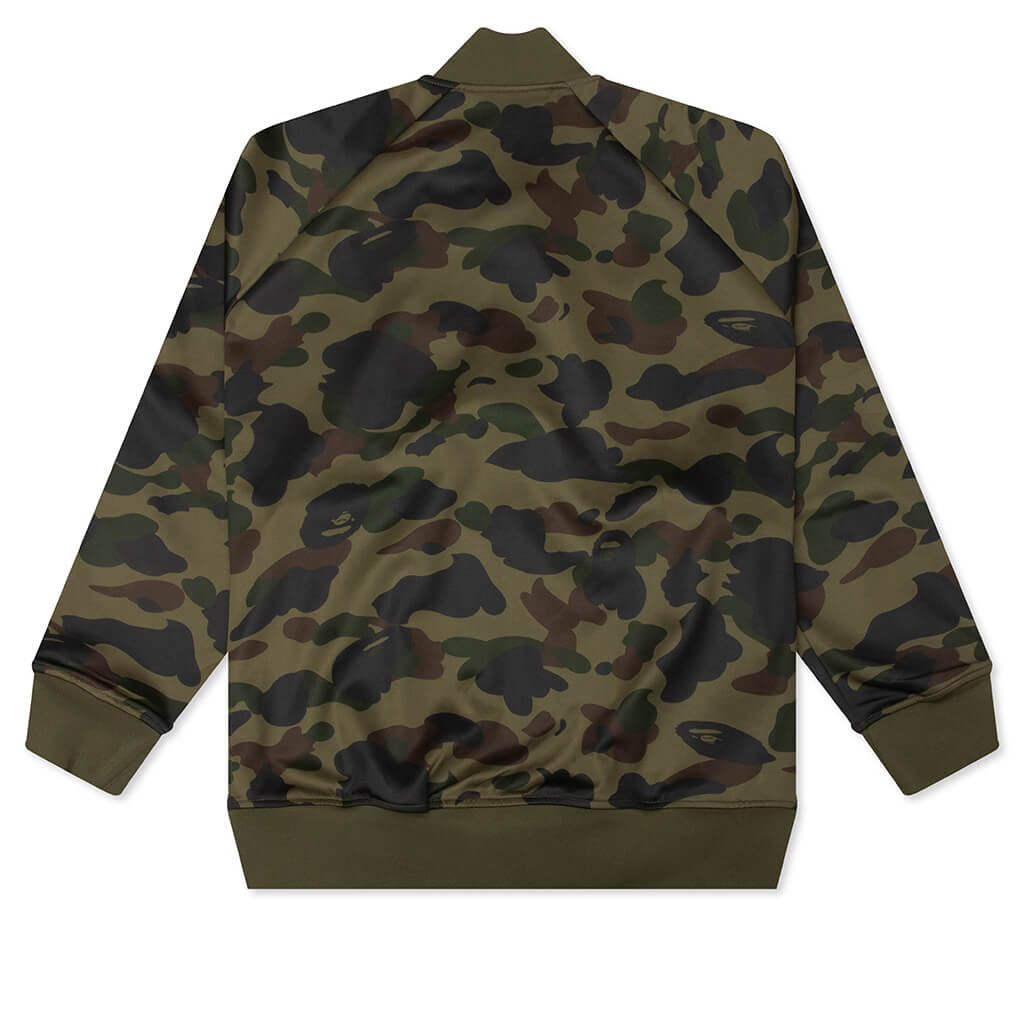 1st Camo Relaxed Fit Track Jacket - Green