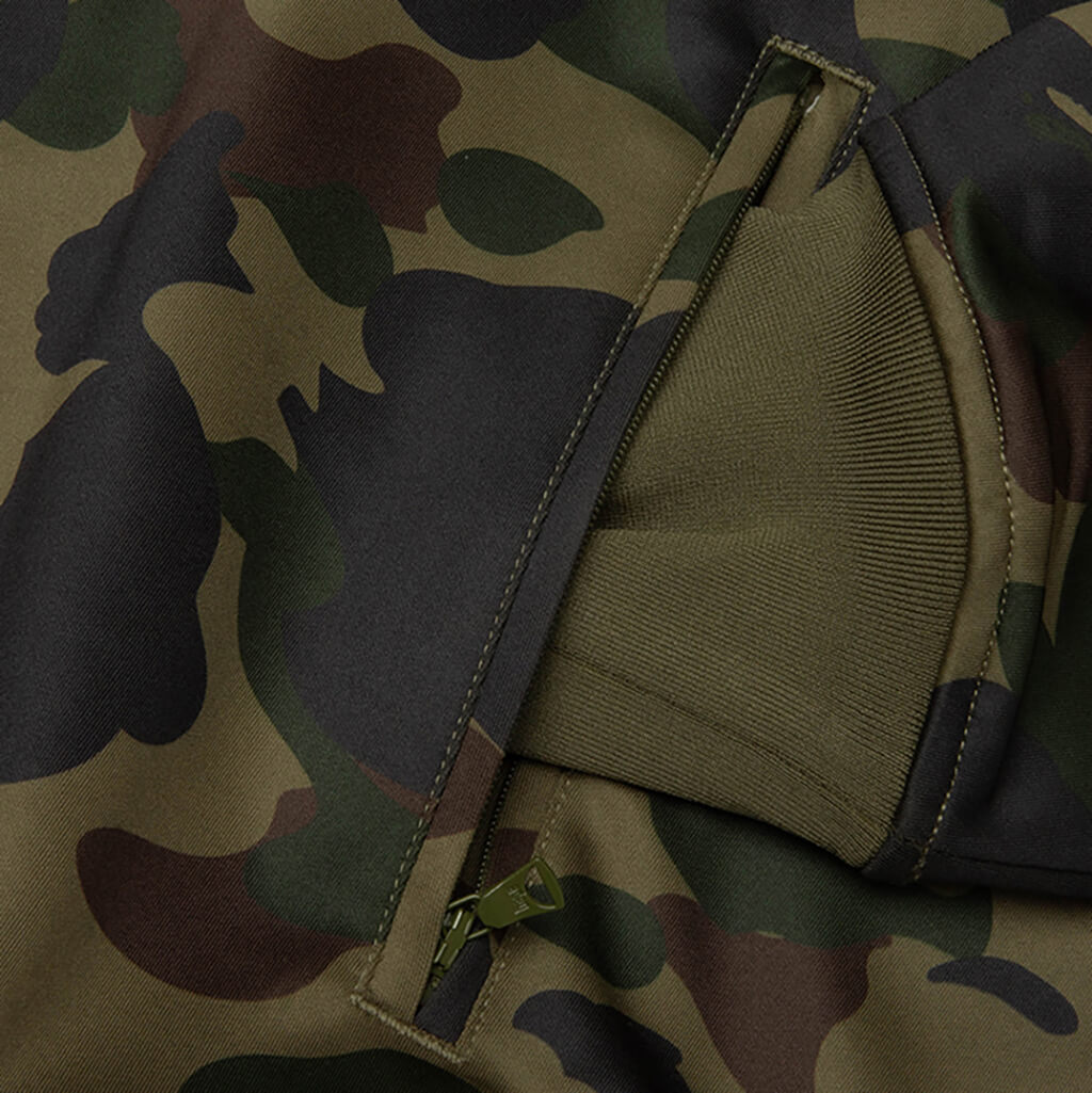 1st Camo Relaxed Fit Track Jacket - Green