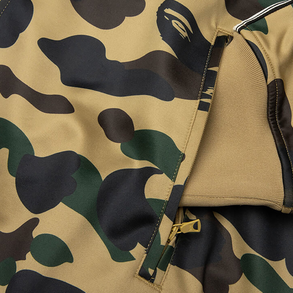1st Camo Relaxed Fit Track Jacket - Yellow