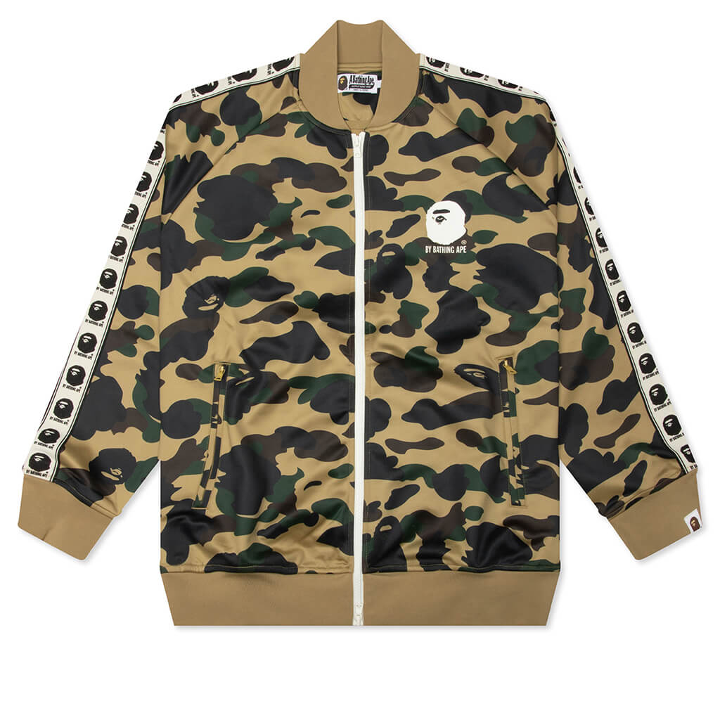 1st Camo Relaxed Fit Track Jacket - Yellow
