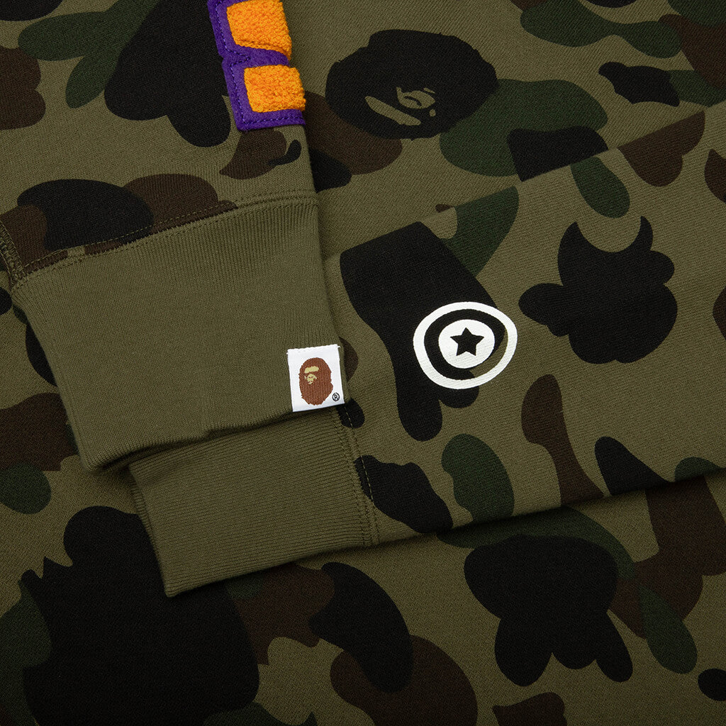 1st Camo Shark Crewneck Sweatshirt - Green
