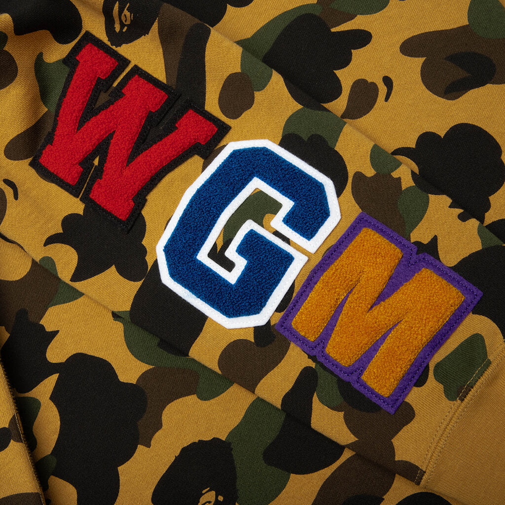 1st Camo Shark Crewneck Sweatshirt - Yellow